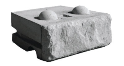 Limestone Middle Block Redi-Rock 2400 lbs