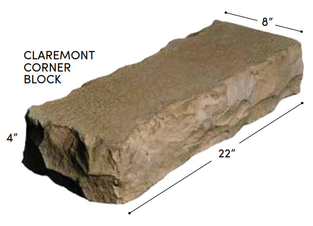 Rosetta Claremont Corner Block
